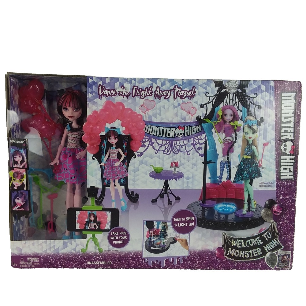 Monster High Dance The Fright Away Playset Draculaura New In Box Rare‎